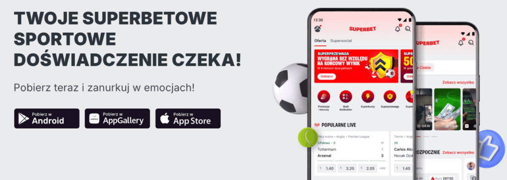 Superbet - aplikacja mobilna