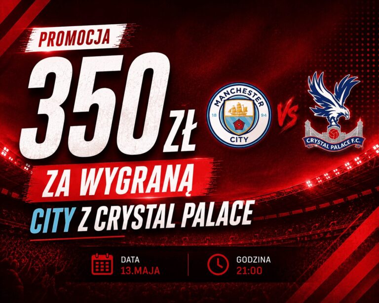 Kurs 175 na Manchester City - Crystal Palace