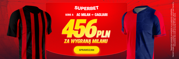 baner z promocją na Milan Cagliari