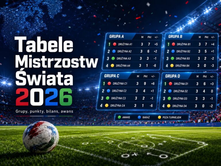 Tabele Mistrzostw Świata 2026