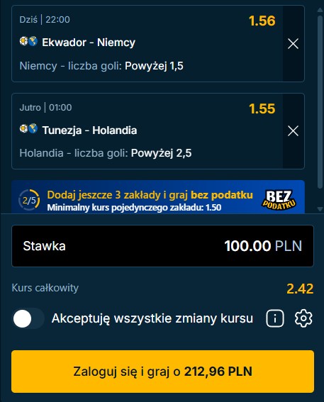 Kupon Admiralbet 25.06.