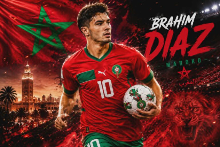 Zawodnik Maroko Brahim Diaz