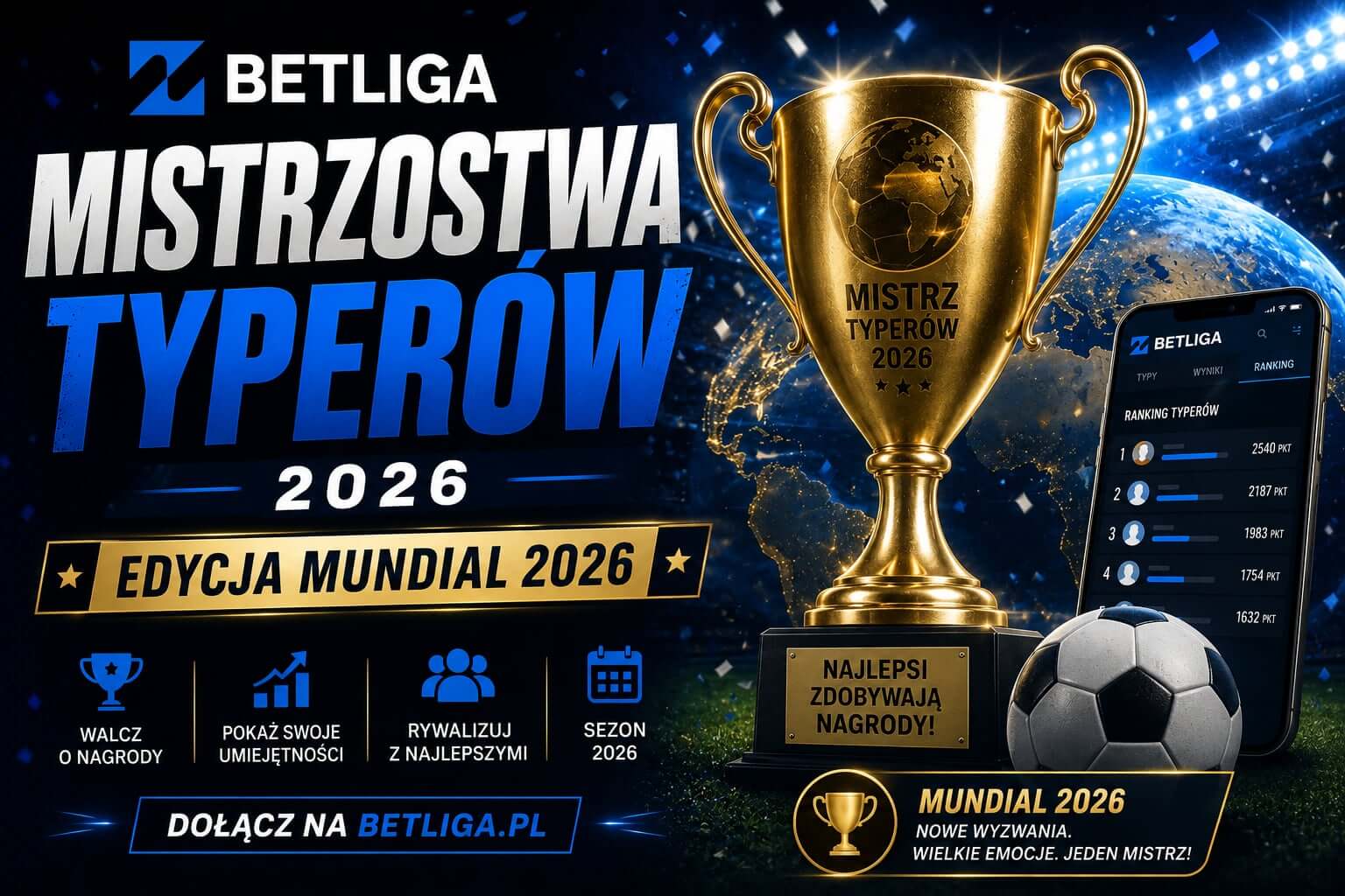 Startują mistrzostwa typerów na mundial 2026!