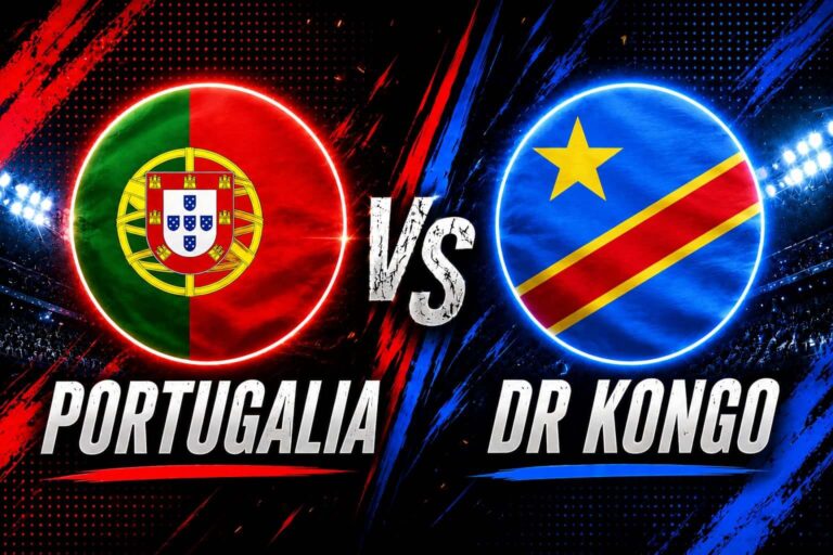 Portugalia - DR Kongo typy