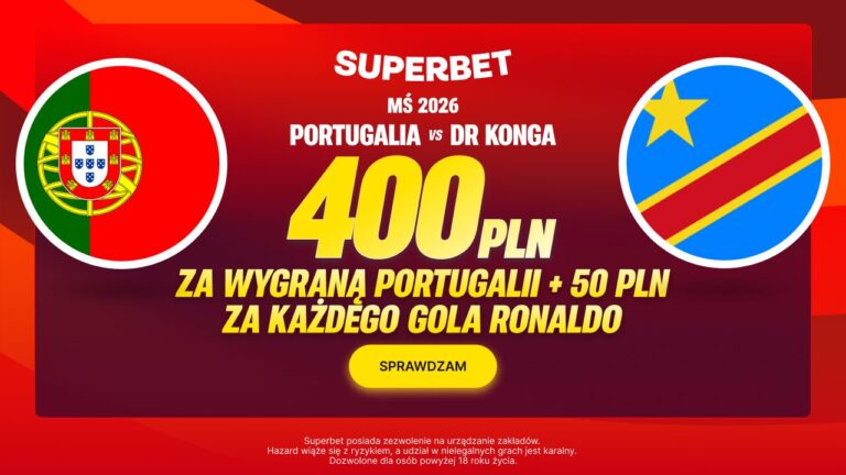 Portugalia Kongo promocja Superbet