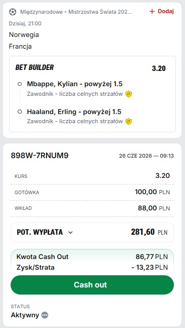 Kupon Superbet Mbappe i Haaland
