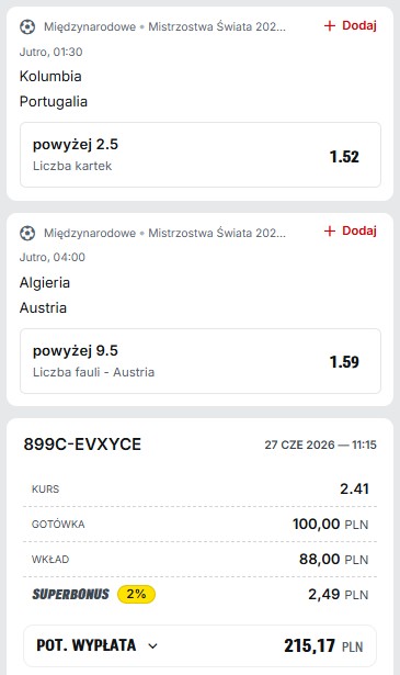 Superbet kupon MS 28.06.