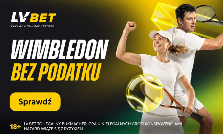 Wimbledon bez podatku - LVBET promocja