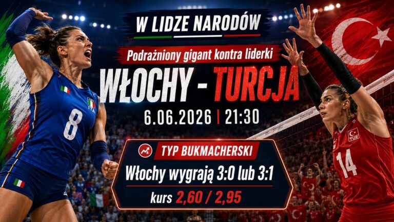 Włochy - Turcja Liga Narodów Kobiet