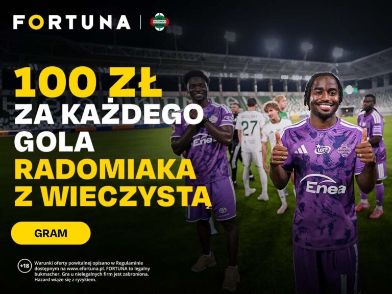 100 zł gol Radomiak