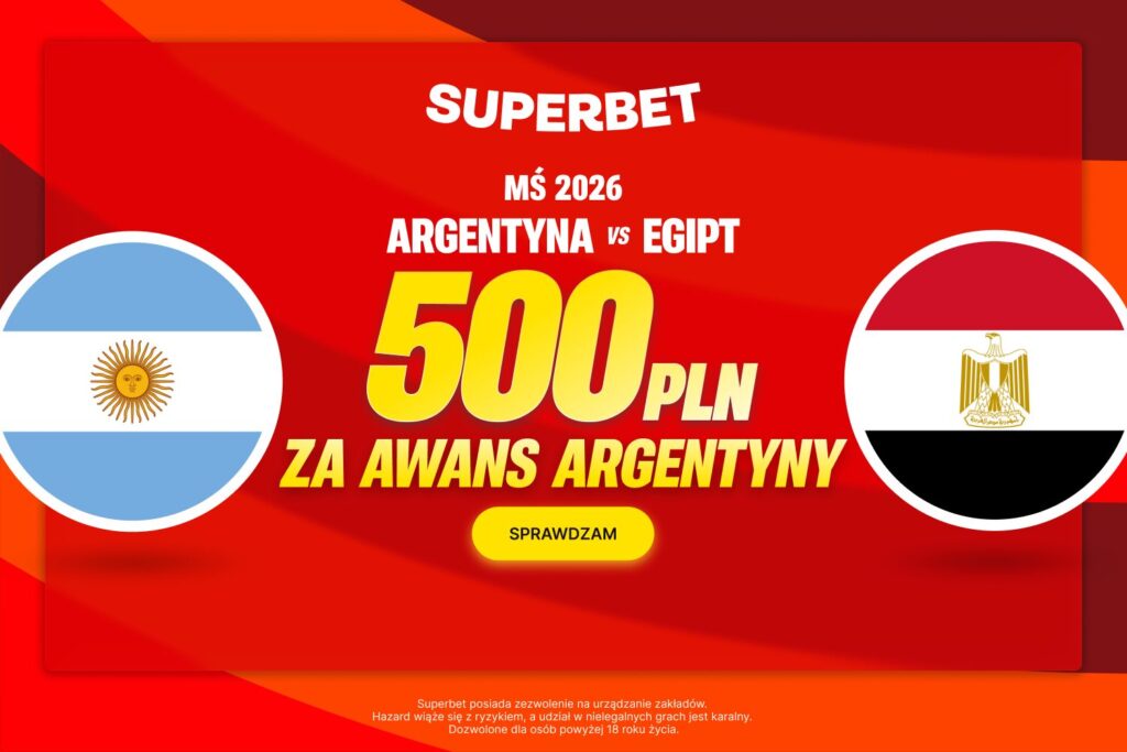 Argentyna Egipt - 500 PLN