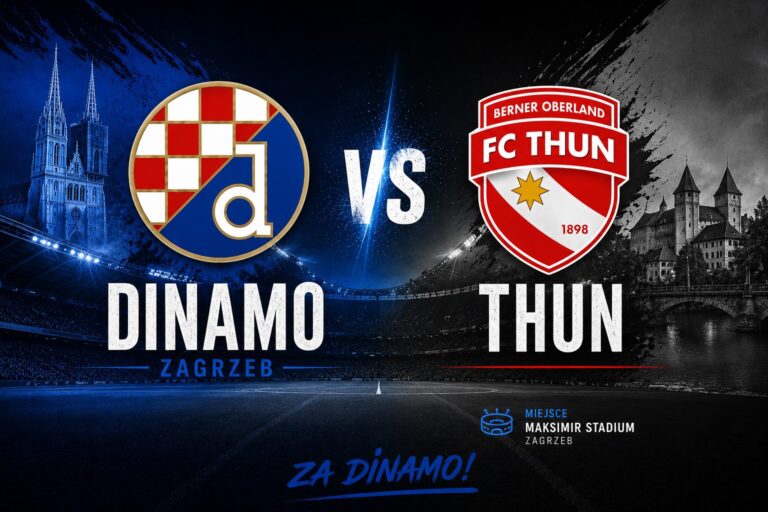 Grafika Dinamo vs Thun