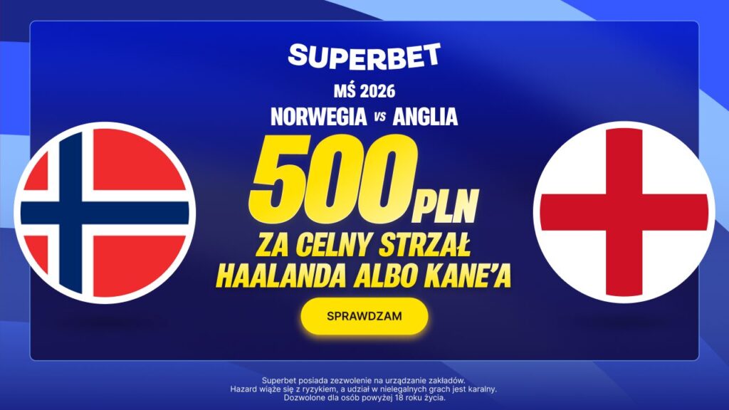 Haaland - Kane 500 PLN Superbet