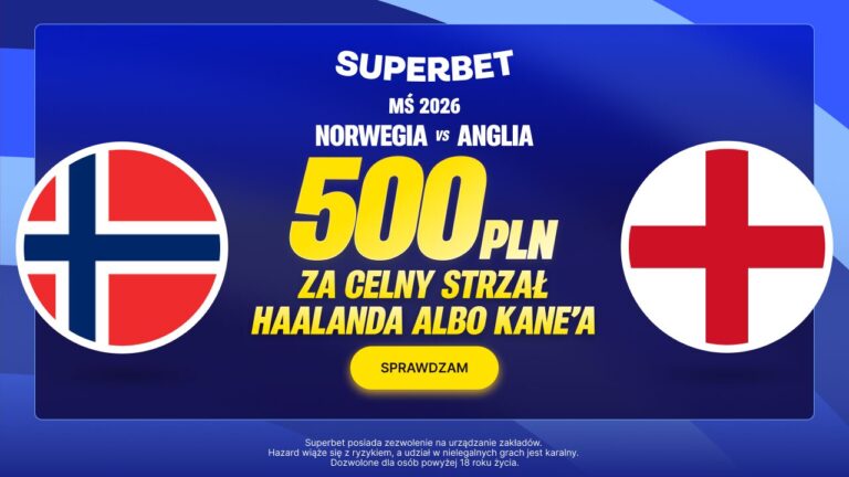 Haaland - Kane 500 PLN Superbet