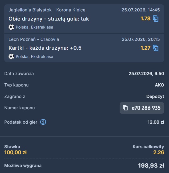 Ekstraklasa 25.07.