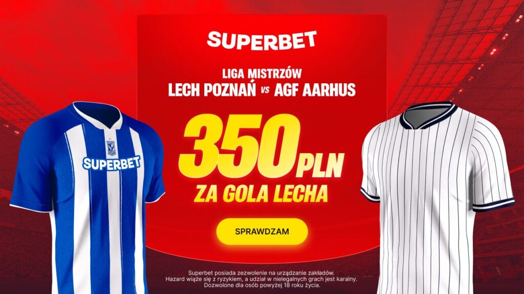 Lech - Aarhus promocja Superbet