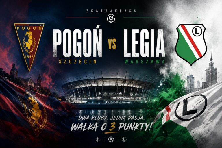 Grafika do meczu Pogon vs Legia