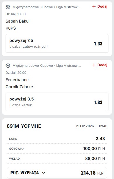 Kupon Superbet Gornik