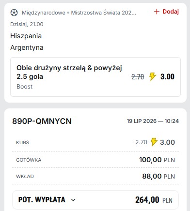 Kupon Superbet MS 19.07.