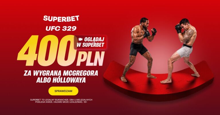 UFC 329 - Superbet promocja