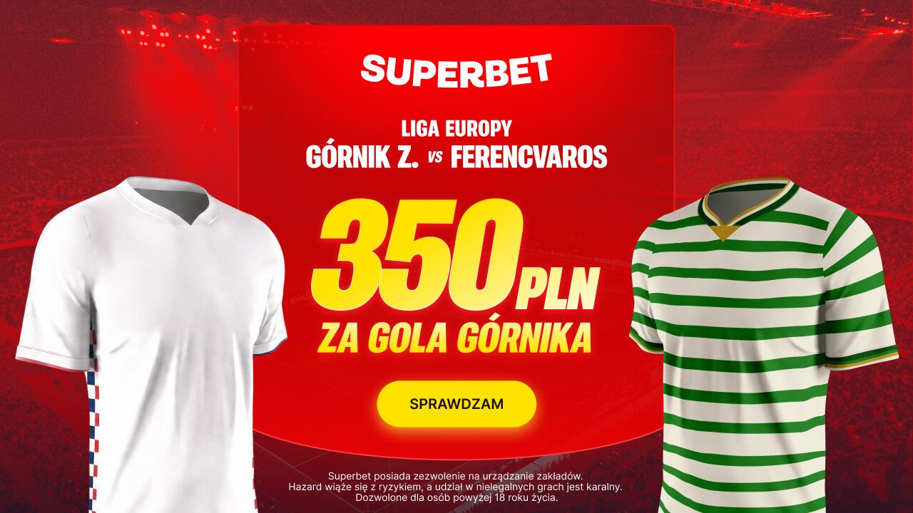 350 PLN za gola Górnika Zabrze w meczu z Ferencvaros