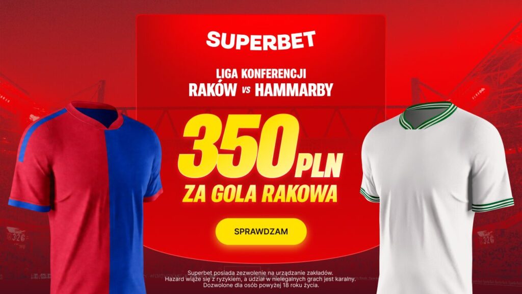 Raków Hammarby Promocja Superbet