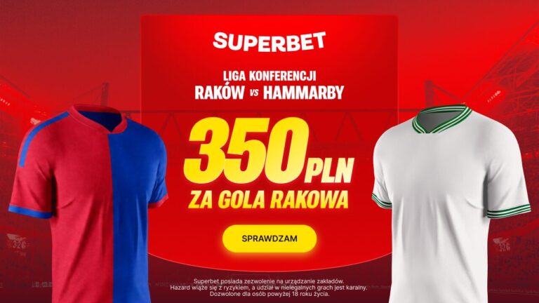 Raków Hammarby Promocja Superbet