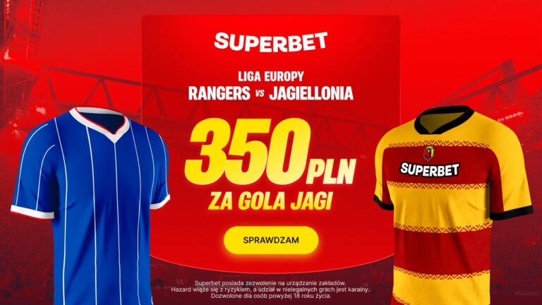 Rangers Jagiellonia Superbet promocja