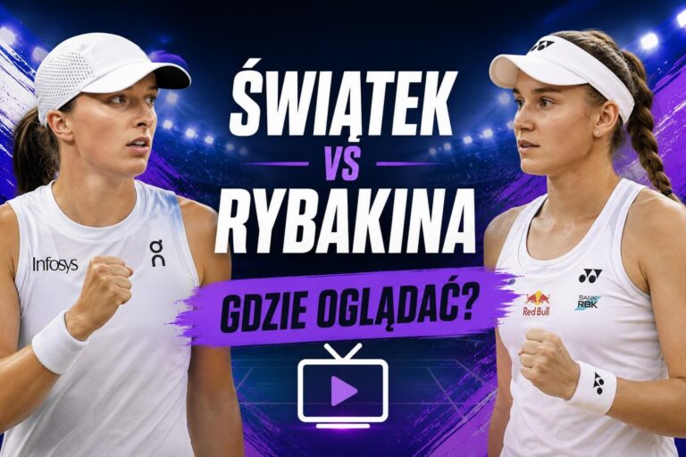 Świątek Rybakina transmisja