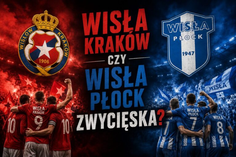 Wisla Krakow i Wisla Plock grafika