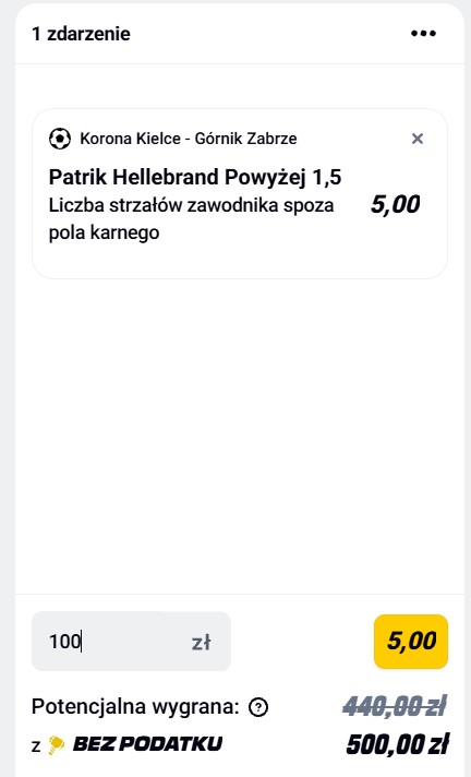 Kupon Betclic Ekstraklasa