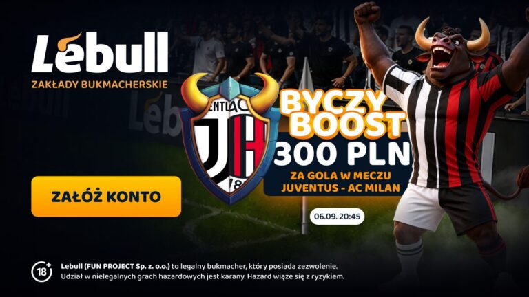 Juventus Milan promocja Lebull