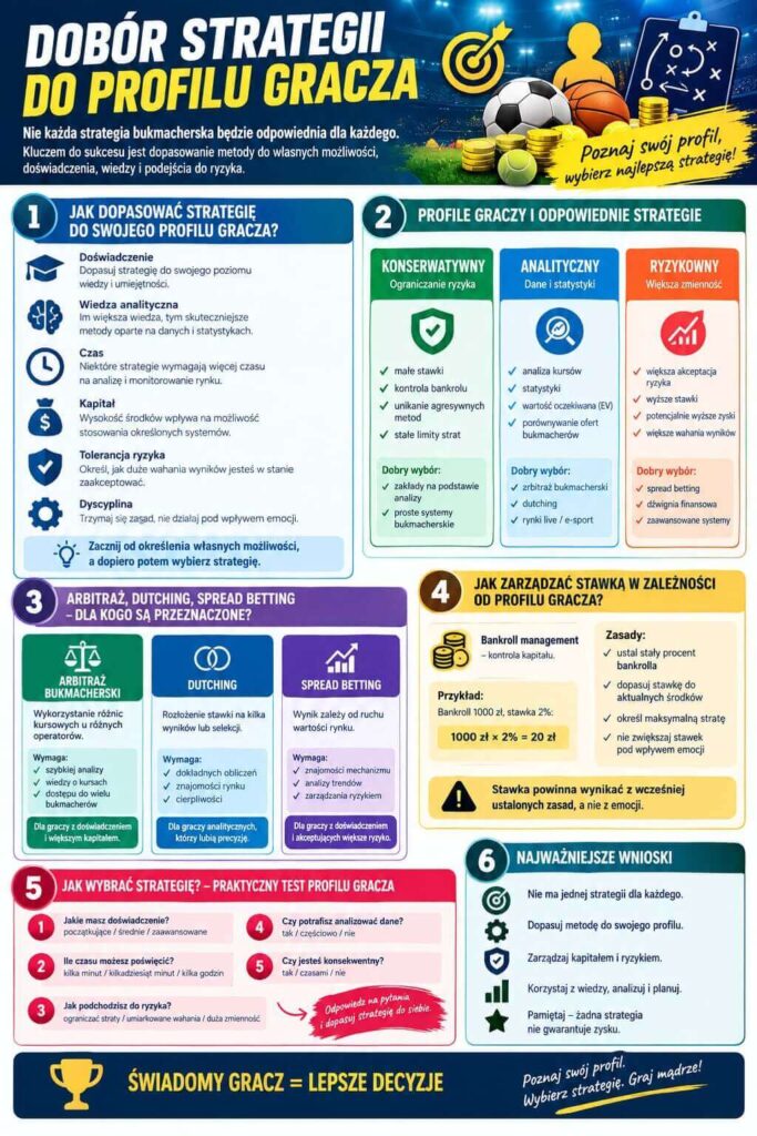 Przykłady profili - dobór strategii do profilu gracza