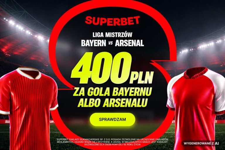 Bayern Arsenal - promocja Superbet