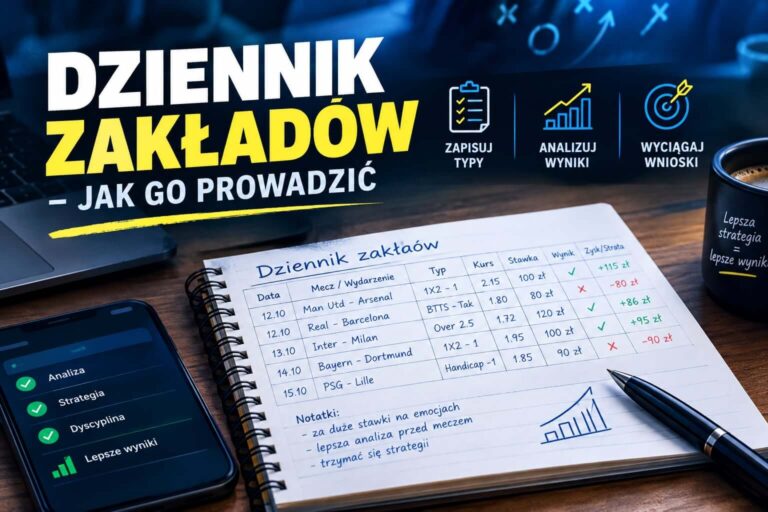 Dziennik zakładów bukmacherskich - jak go prowadzić?