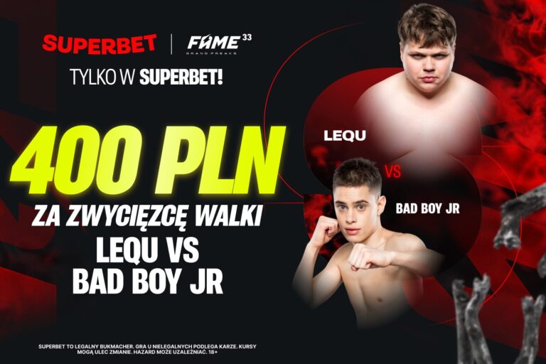 FAME MMA 33 - promocja lequ - bad boy jr