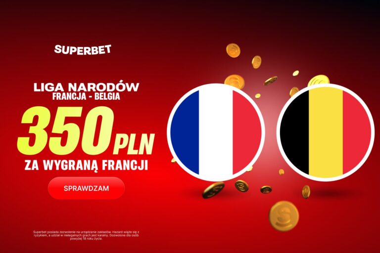 Francja Belgia promocja Superbet
