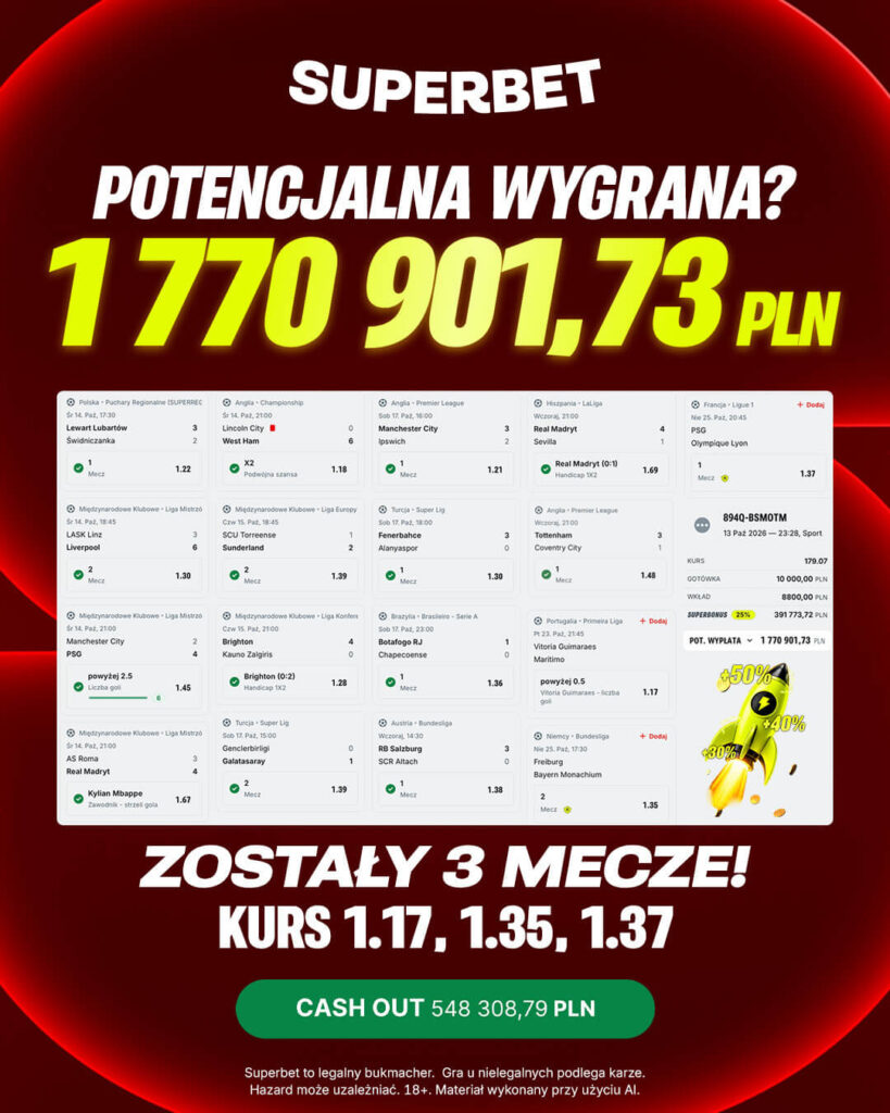 Kupon w Superbet