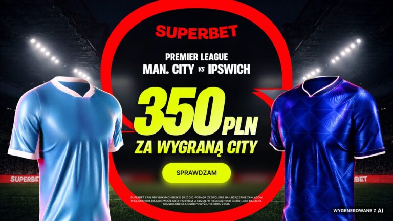 Manchester City - Ipswich promocja Superbet