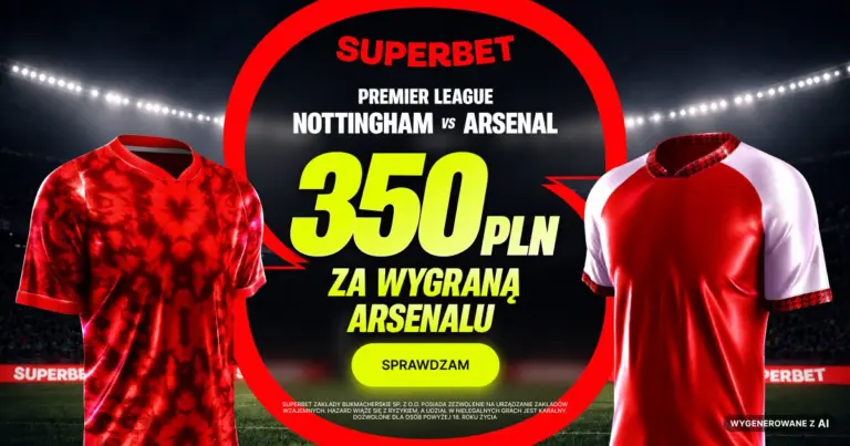 Nottingham Arsenal promocja Superbet