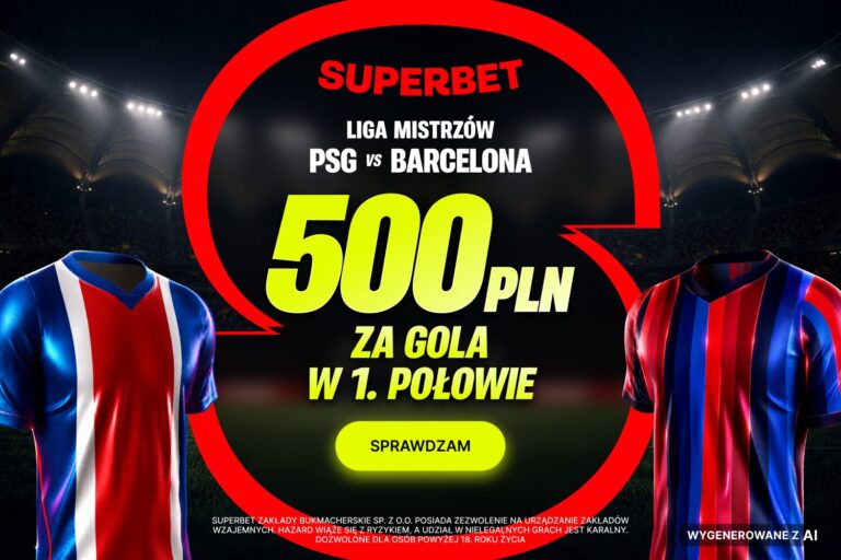 PSG - Barcelona promocja Superbet