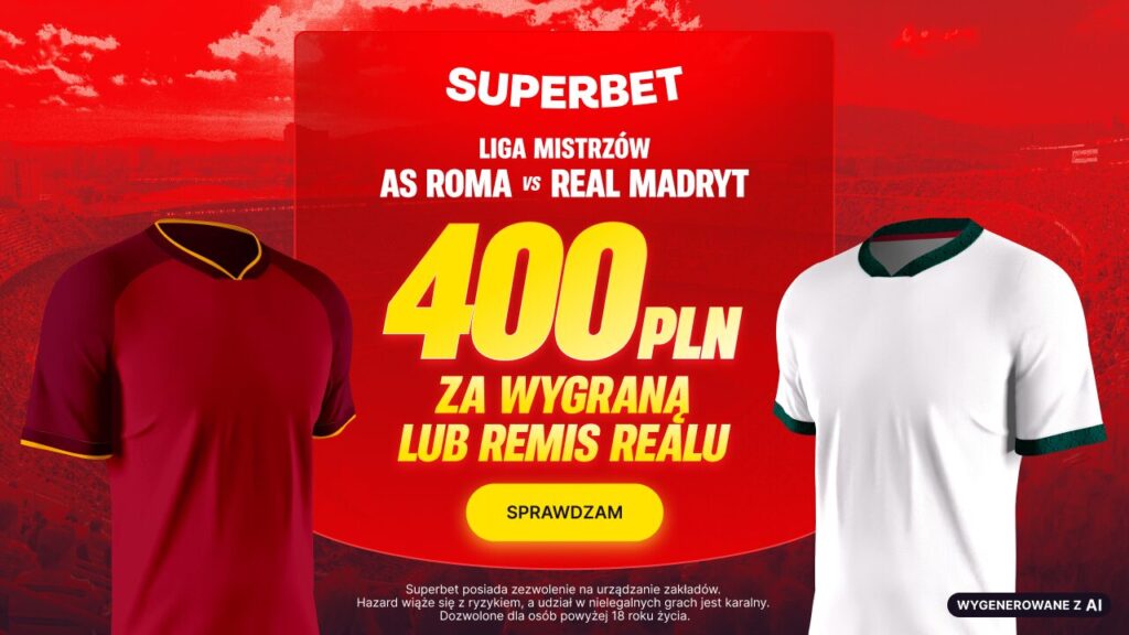Roma Real promocja Superbet