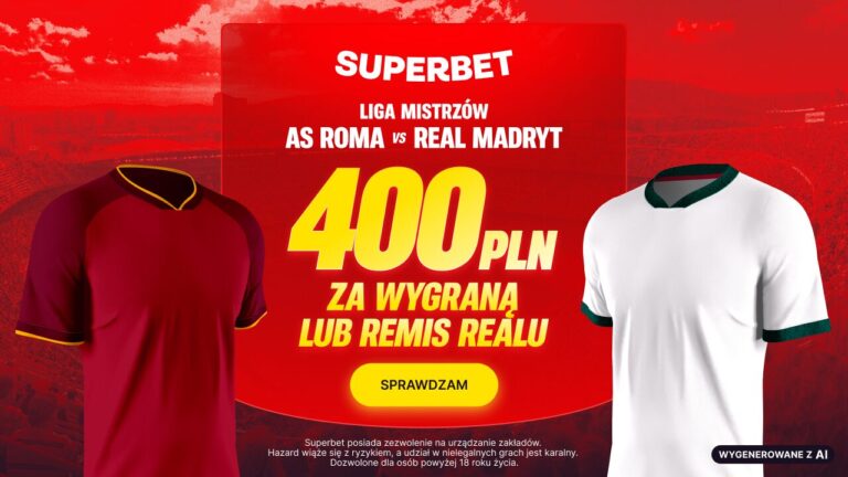 Roma Real promocja Superbet