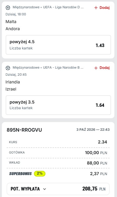 Kartki Superbet