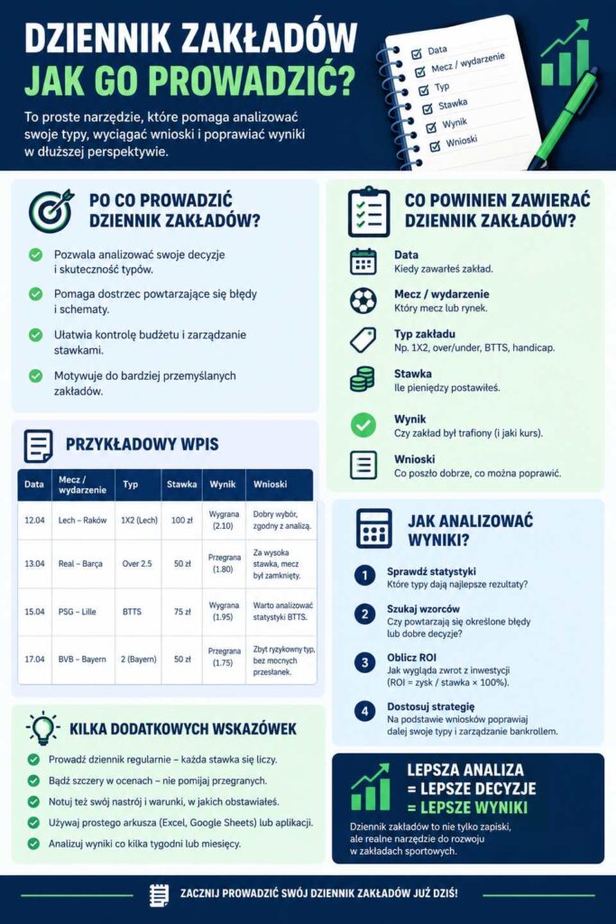 dziennik zakładów infografika